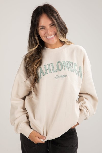 Dahlonega Georgia Block Letter Embroidered Sweatshirt