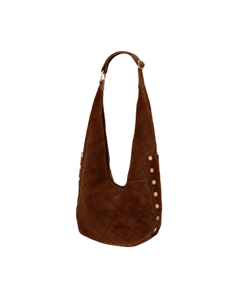 Tom Zip | Chocolate Diamond Suede/Antique Gold | Lrg