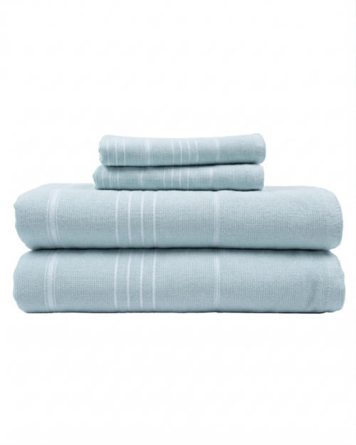 Classic Fringeless XL Bath Bundle - Seaglass