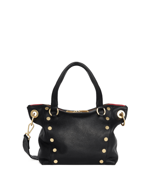 Daniel | Black/Brushed Gold Red Zip | Med