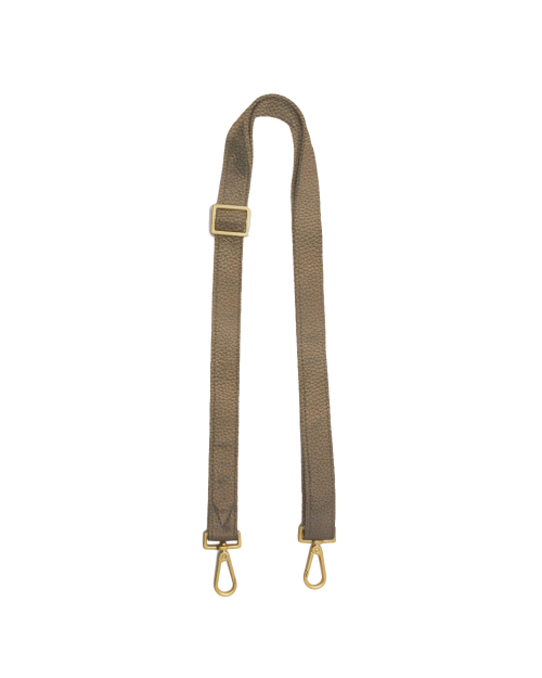 Slider Strap 1 Inch | Grey Natural/Brushed Gold