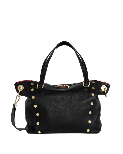 Daniel | Black/Brushed Gold Red Zip | Lrg