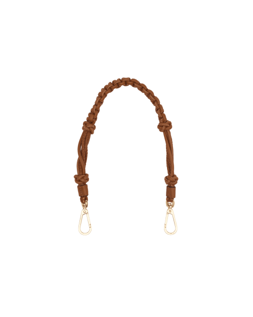 Knotted Short Strap | Cocoa/Gold